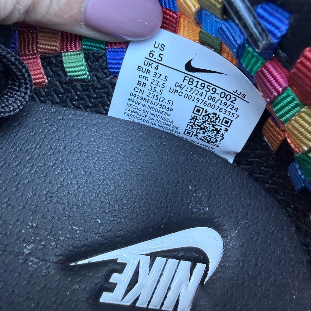 Nike footscape rainbow shoes new no box - Picture 5 of 6